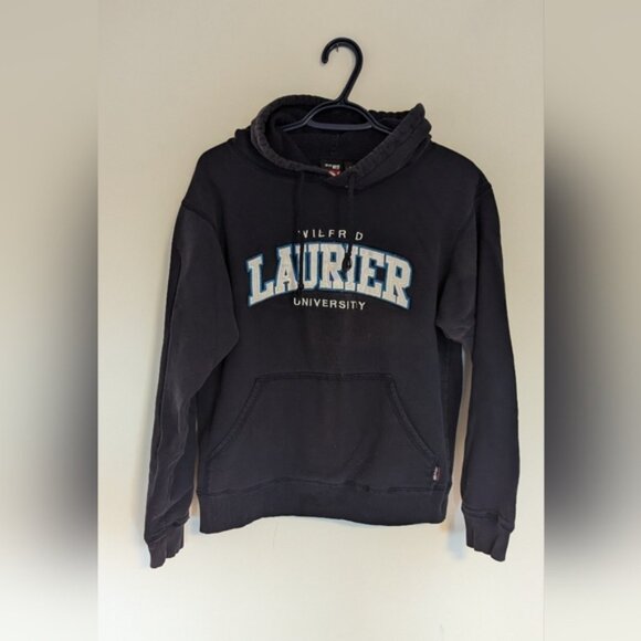 Sweaters - Wilfrid Laurier University Hoodie - Womens Large